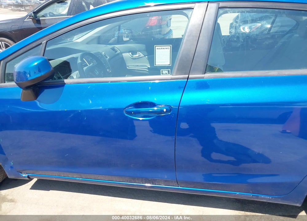 2013 HONDA CIVIC LX VIN: 19XFB2F57DE281875