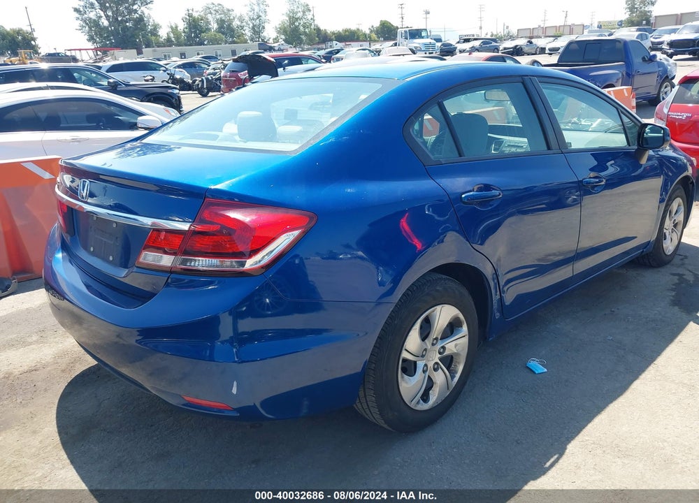 2013 HONDA CIVIC LX VIN: 19XFB2F57DE281875