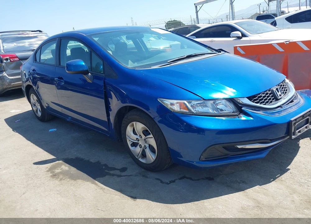 2013 HONDA CIVIC LX VIN: 19XFB2F57DE281875