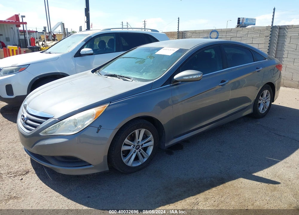 2014 HYUNDAI SONATA GLS VIN: 5NPEB4AC1EH834157