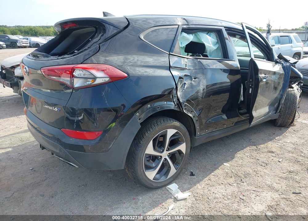 2016 HYUNDAI TUCSON LIMITED VIN: KM8J33A21GU031379