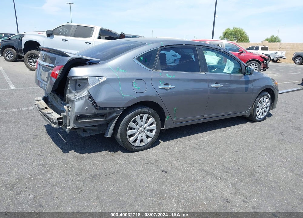 2017 NISSAN SENTRA S VIN: 3N1AB7APXHY315332