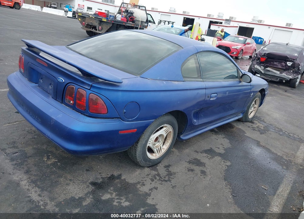 1997 FORD MUSTANG VIN: 1FALP4043VF161567