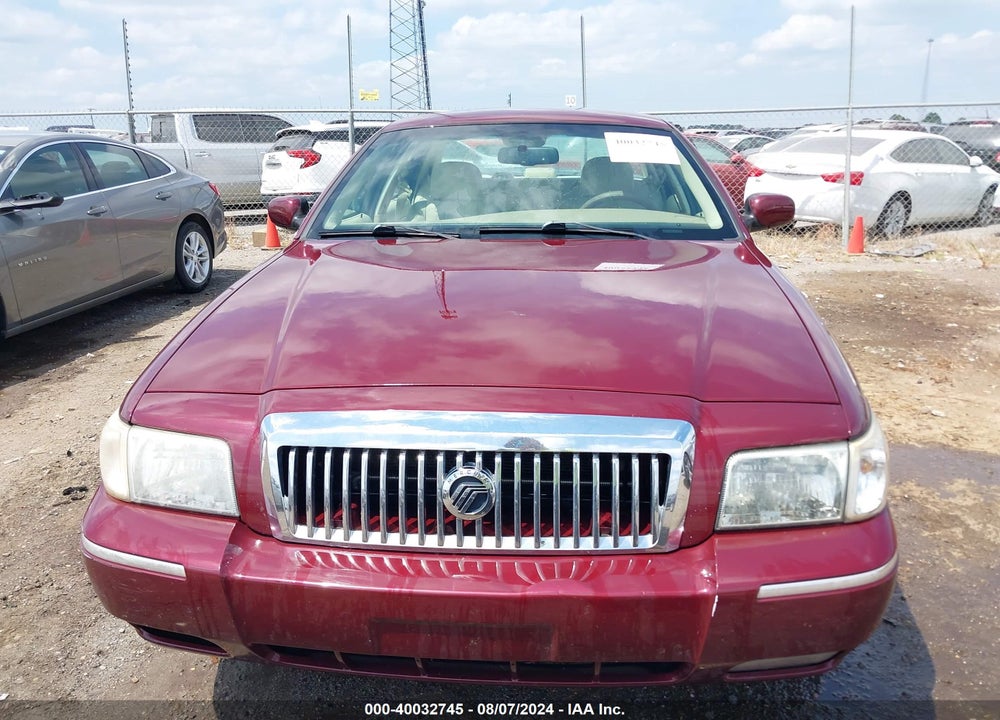 2007 MERCURY GRAND MARQUIS LS VIN: 2MEFM75V77X602304