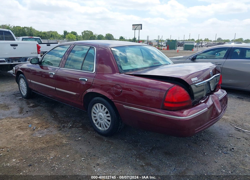 2007 MERCURY GRAND MARQUIS LS VIN: 2MEFM75V77X602304