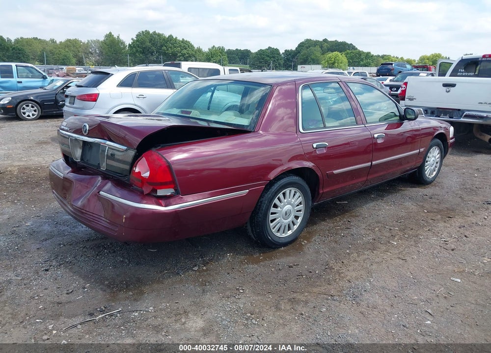 2007 MERCURY GRAND MARQUIS LS VIN: 2MEFM75V77X602304