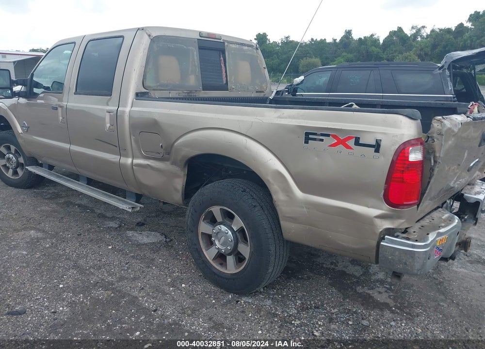 2011 FORD F-250 LARIAT VIN: 1FT7W2BT6BEA66770