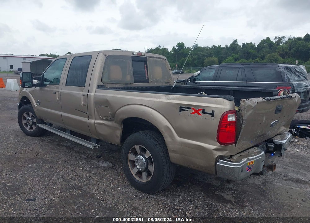 2011 FORD F-250 LARIAT VIN: 1FT7W2BT6BEA66770