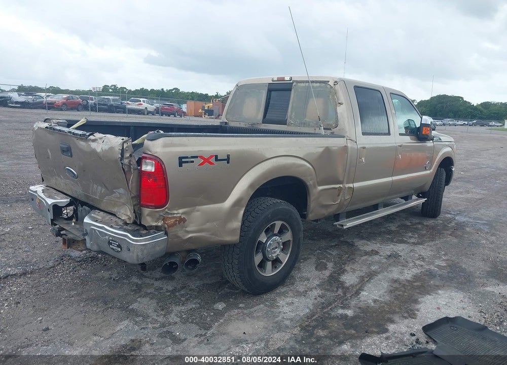 2011 FORD F-250 LARIAT VIN: 1FT7W2BT6BEA66770