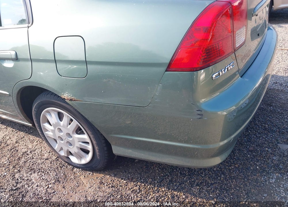 2004 HONDA CIVIC LX VIN: 2HGES16504H619418