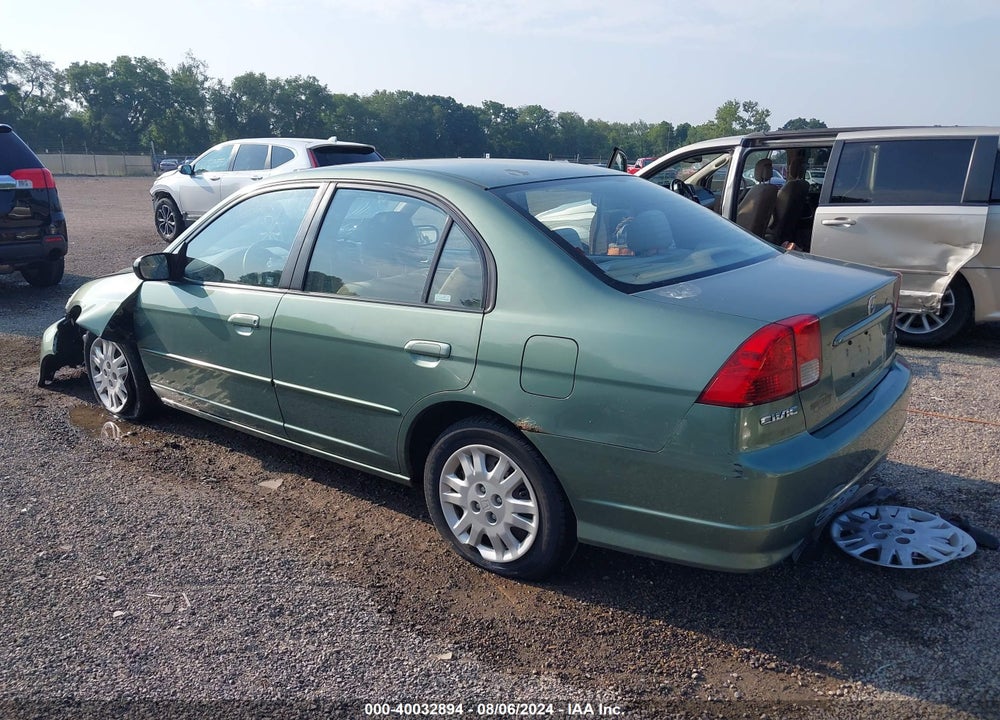 2004 HONDA CIVIC LX VIN: 2HGES16504H619418
