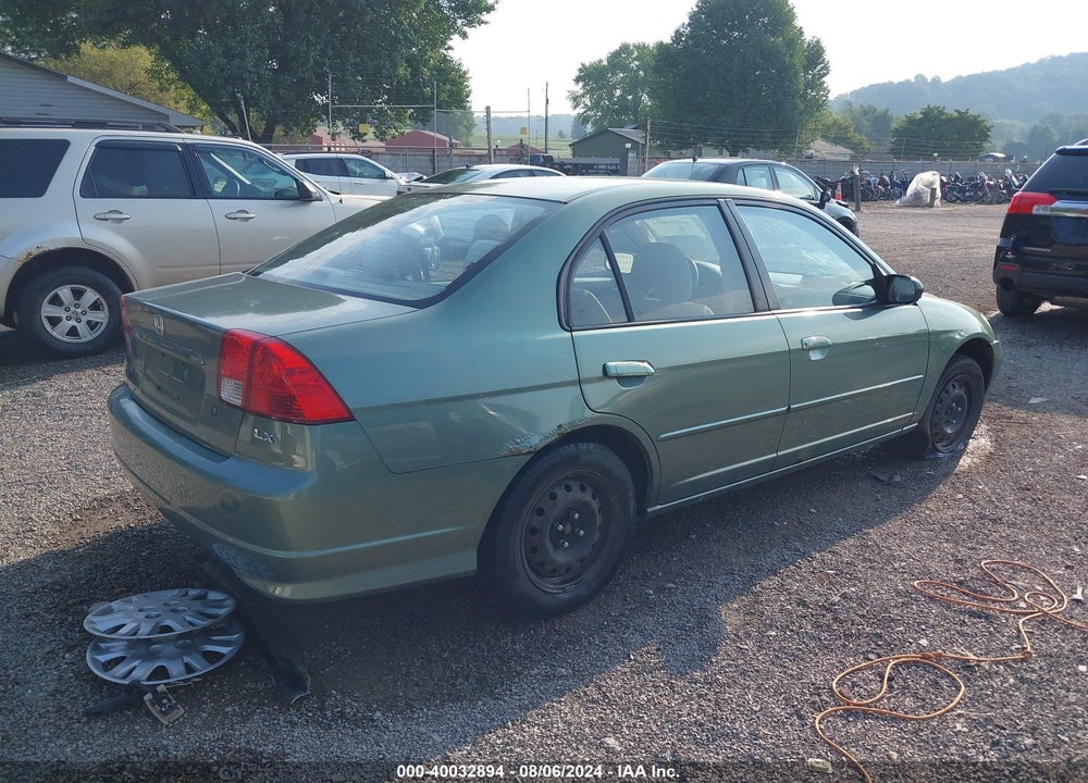 2004 HONDA CIVIC LX VIN: 2HGES16504H619418