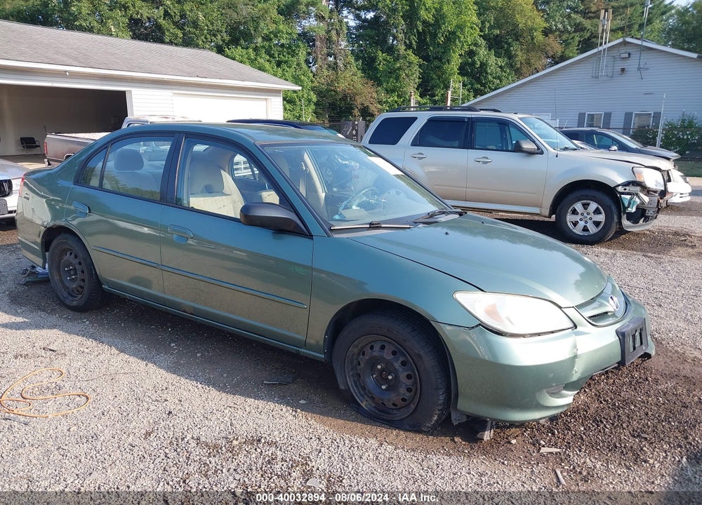 2004 HONDA CIVIC LX VIN: 2HGES16504H619418
