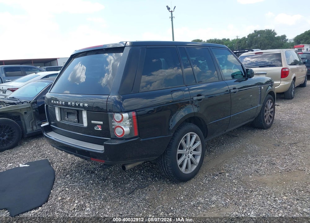 2010 LAND ROVER RANGE ROVER SUPERCHARGED VIN: SALMF1E41AA312172