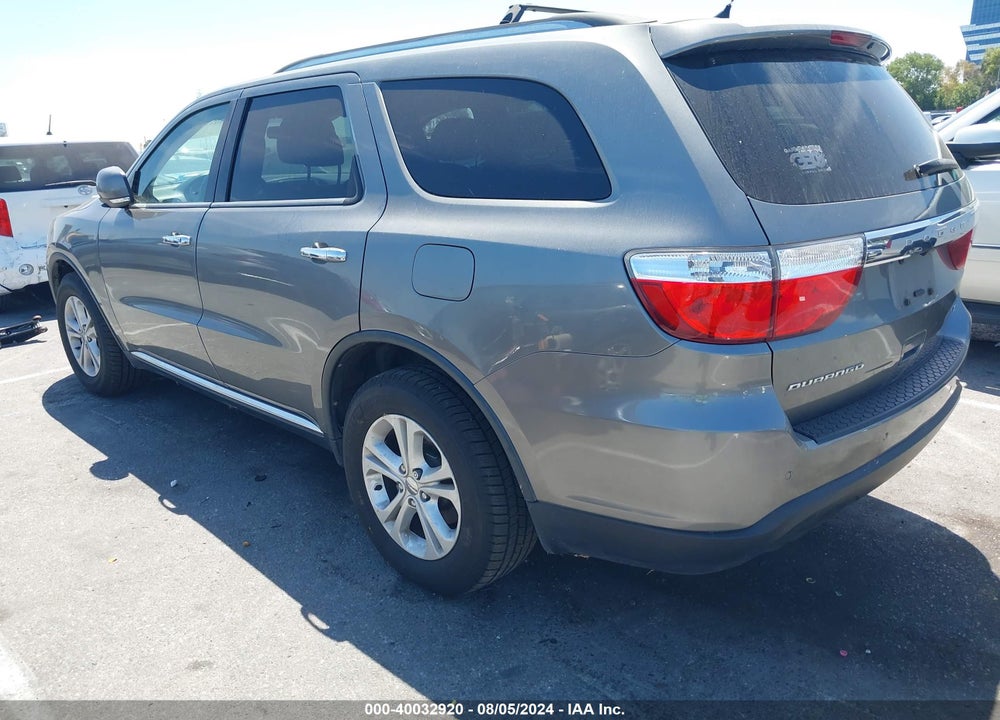 2013 DODGE DURANGO CREW VIN: 1C4RDHDG2DC611296