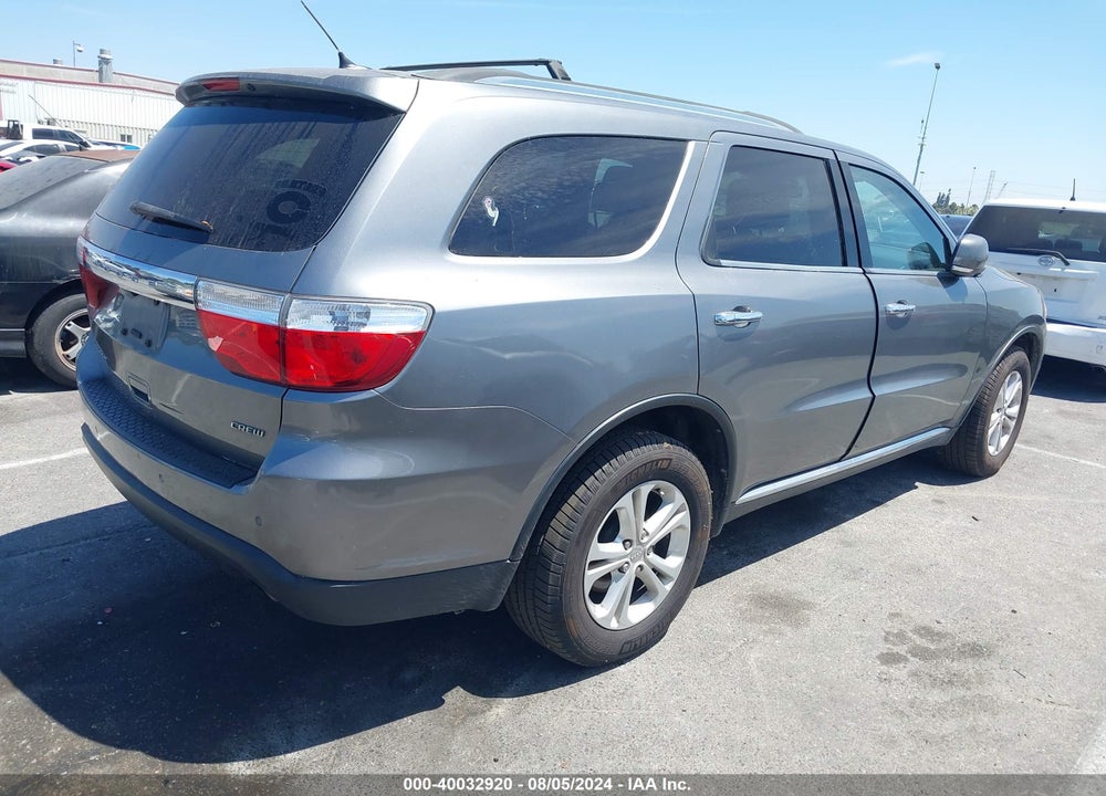 2013 DODGE DURANGO CREW VIN: 1C4RDHDG2DC611296