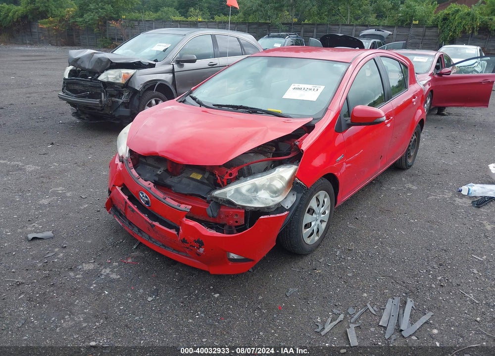 2012 TOYOTA PRIUS C ONE VIN: JTDKDTB36C1016952