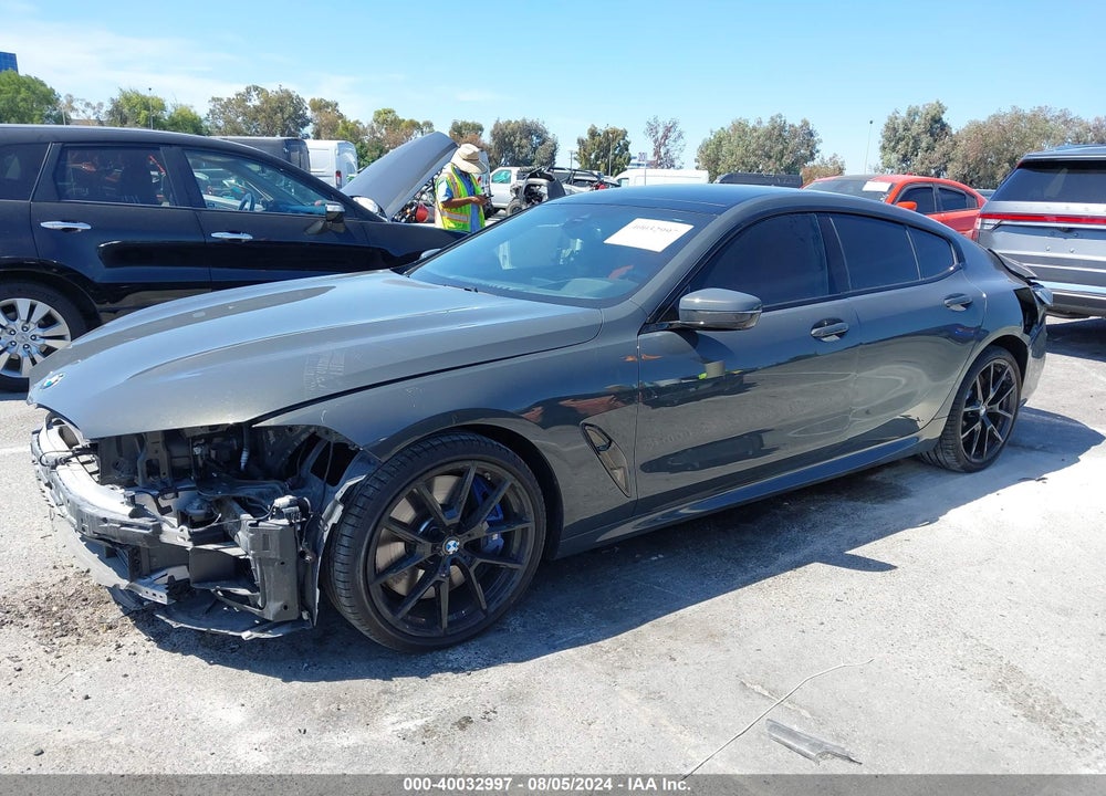 2022 BMW M850I GTAN COUPE XDRIVE VIN: WBAGV8C06NCH71689