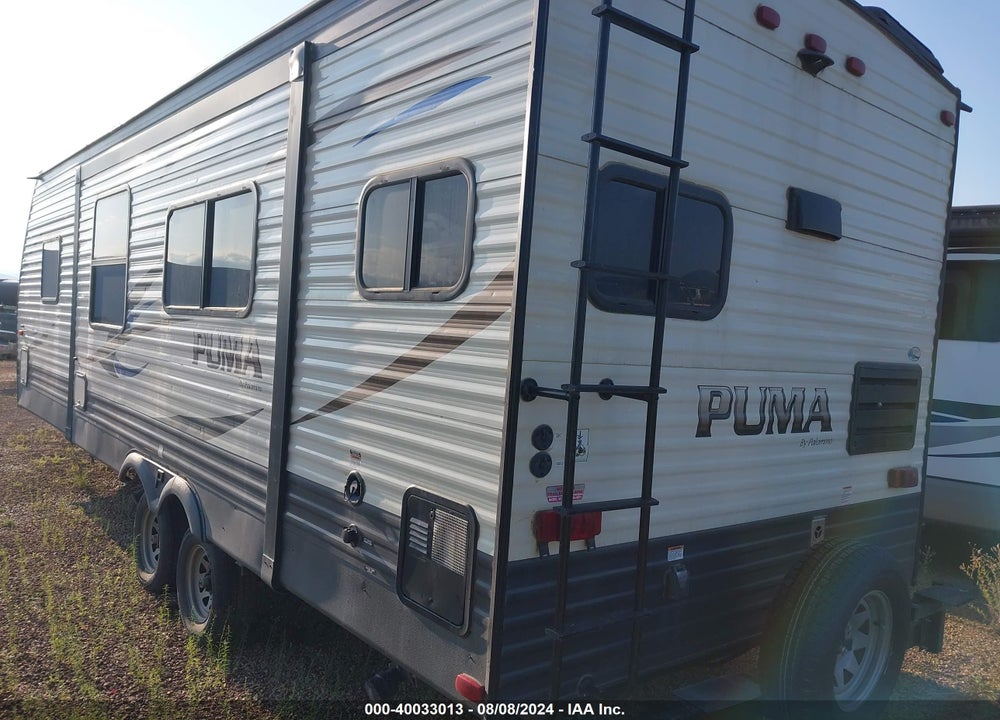 2018 FOREST RIVER PUMA TOWABLE VIN: 4X4TPUA20JP071895