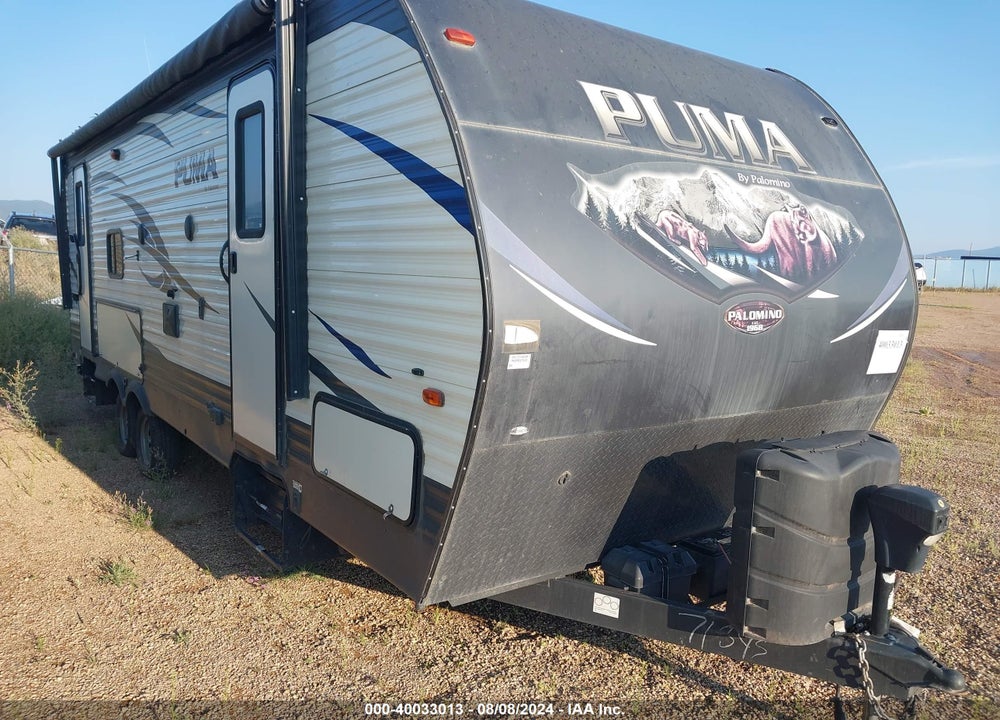 2018 FOREST RIVER PUMA TOWABLE VIN: 4X4TPUA20JP071895