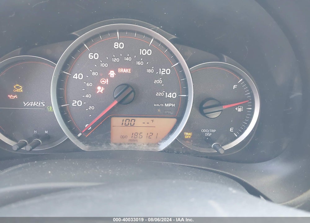 2014 TOYOTA YARIS LE (TMC/CBU PLANT) VIN: JTDKTUD33ED575365