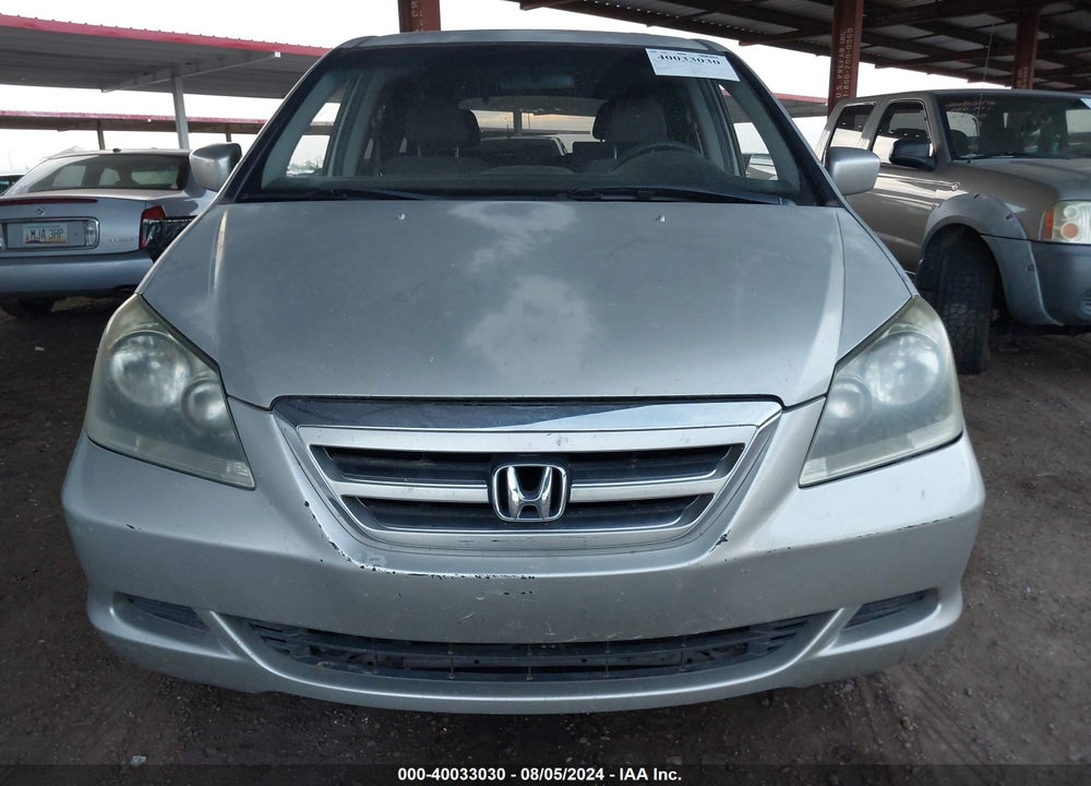 2005 HONDA ODYSSEY EX VIN: 5FNRL38455B065779