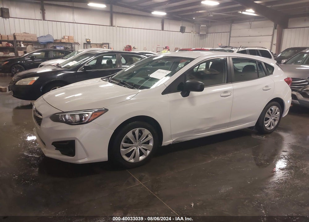 2019 SUBARU IMPREZA 2.0I VIN: 4S3GTAA65K3737274