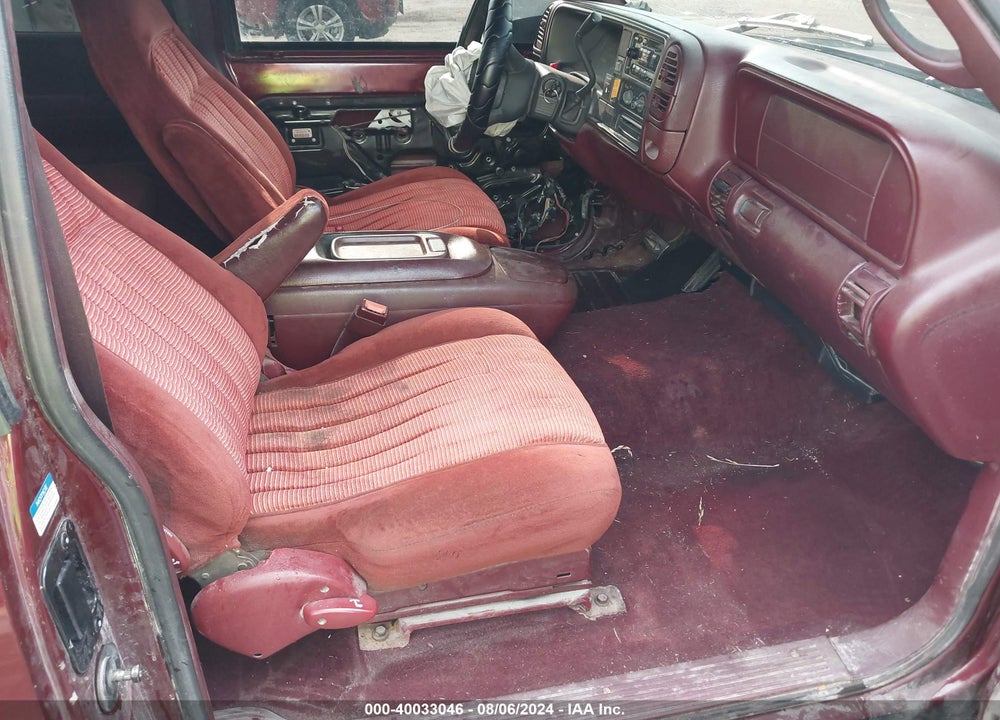 1998 CHEVROLET C1500 FLEETSIDE VIN: 2GCEC19R3W1183380