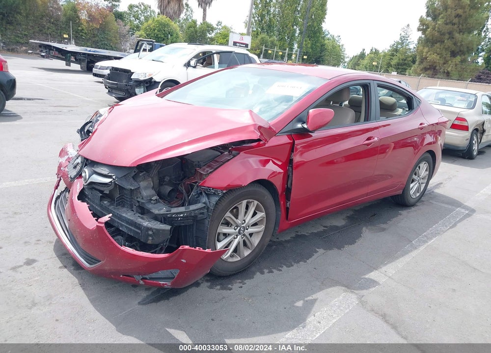 2014 HYUNDAI ELANTRA SE VIN: 5NPDH4AE8EH543084