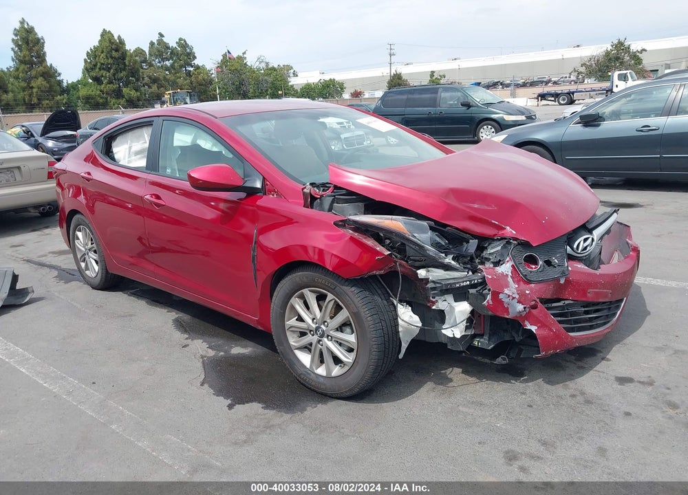 2014 HYUNDAI ELANTRA SE VIN: 5NPDH4AE8EH543084