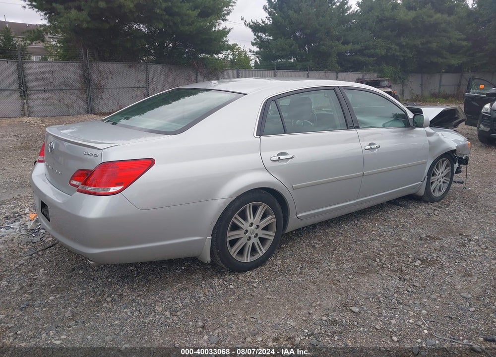 2010 TOYOTA AVALON LIMITED VIN: 4T1BK3DB4AU367456
