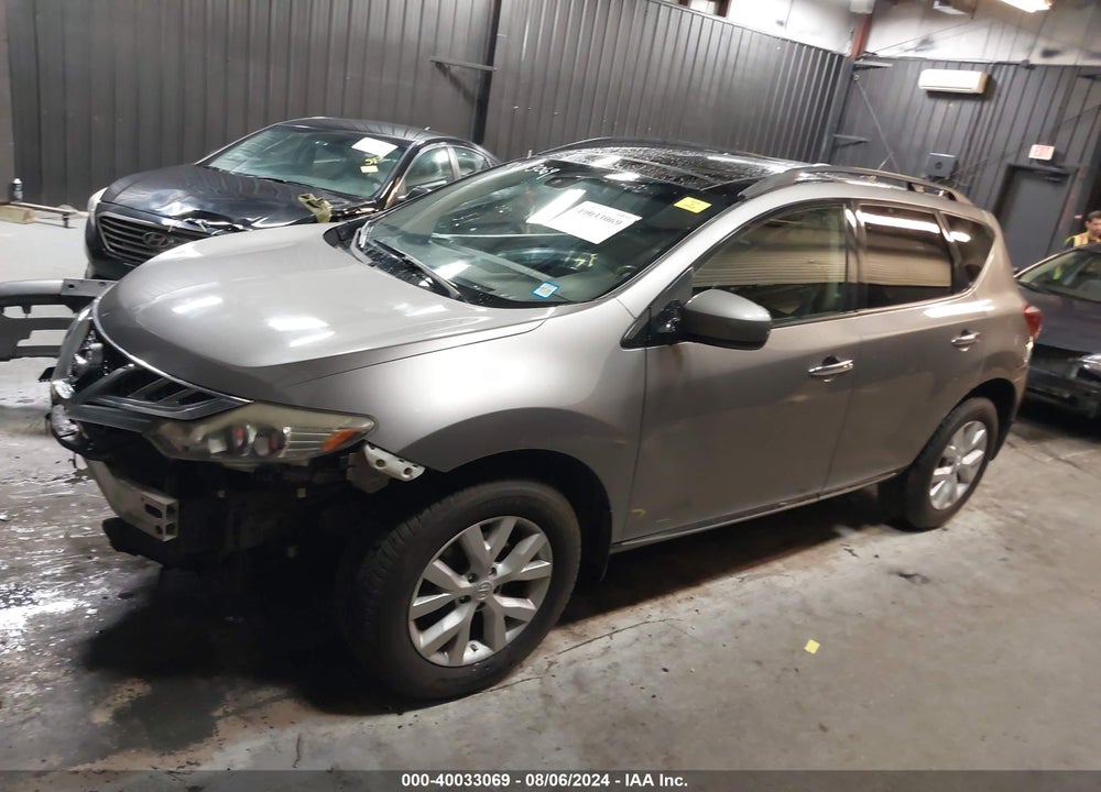 2012 NISSAN MURANO VIN: JN8AZ1MW3CW219622