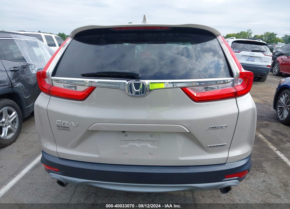 2018 HONDA CR-V TOURING VIN: 5J6RW2H99JL014798