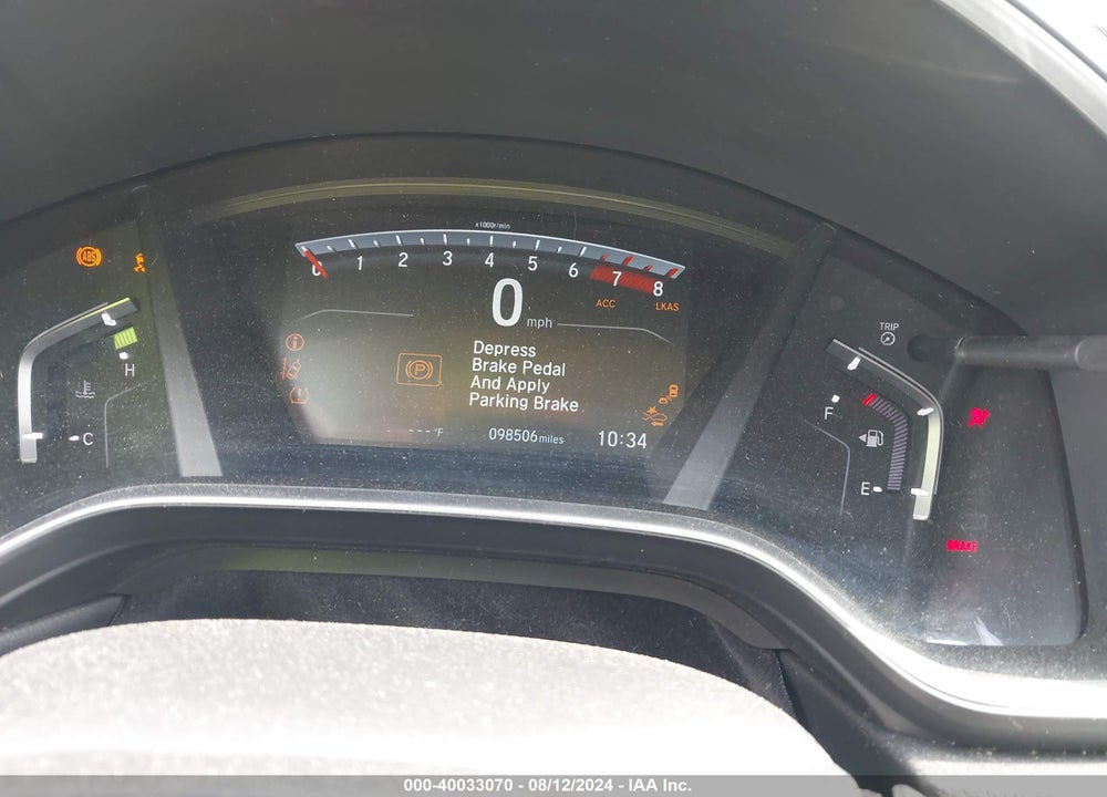 2018 HONDA CR-V TOURING VIN: 5J6RW2H99JL014798