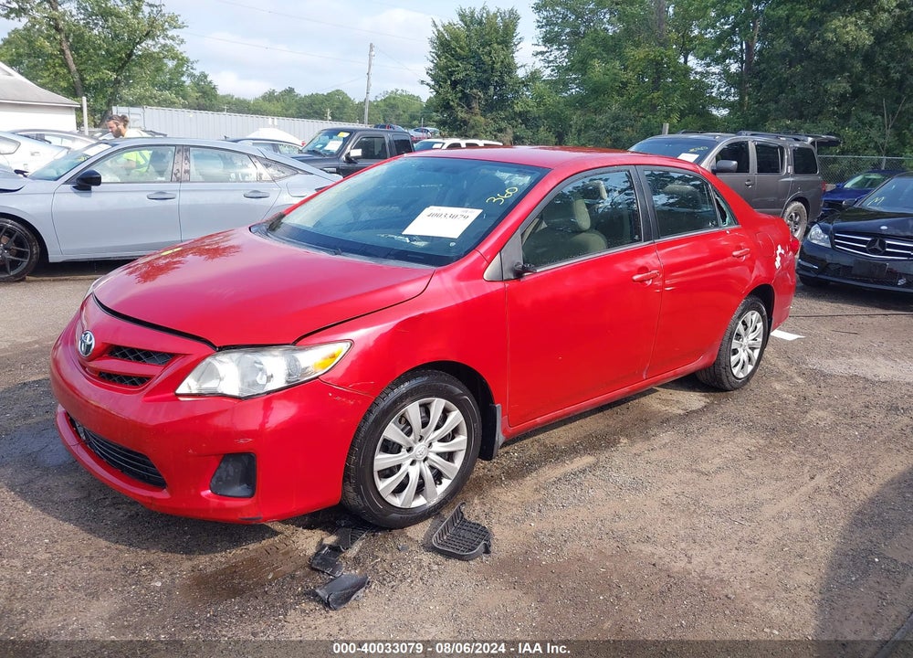 2012 TOYOTA COROLLA LE VIN: 5YFBU4EE6CP042241