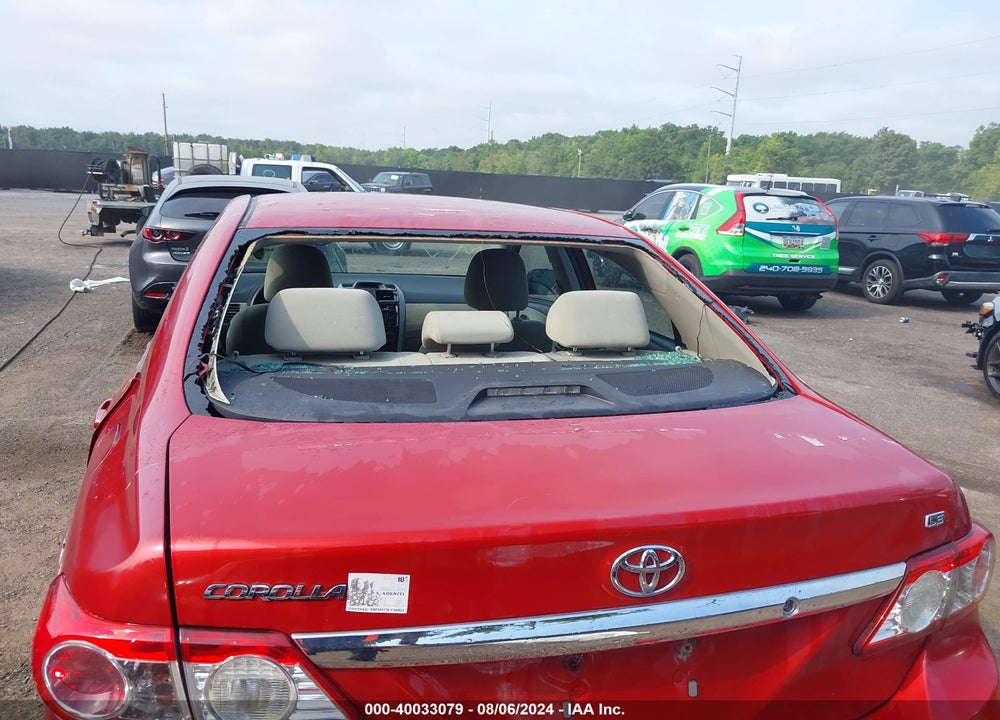 2012 TOYOTA COROLLA LE VIN: 5YFBU4EE6CP042241