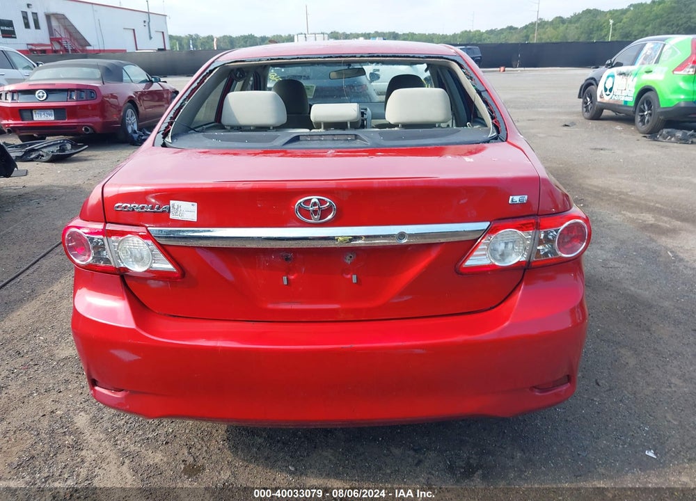 2012 TOYOTA COROLLA LE VIN: 5YFBU4EE6CP042241