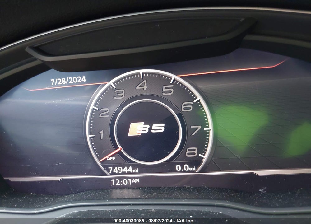 2018 AUDI S5 3.0T PREMIUM PLUS VIN: WAUC4CF56JA038766