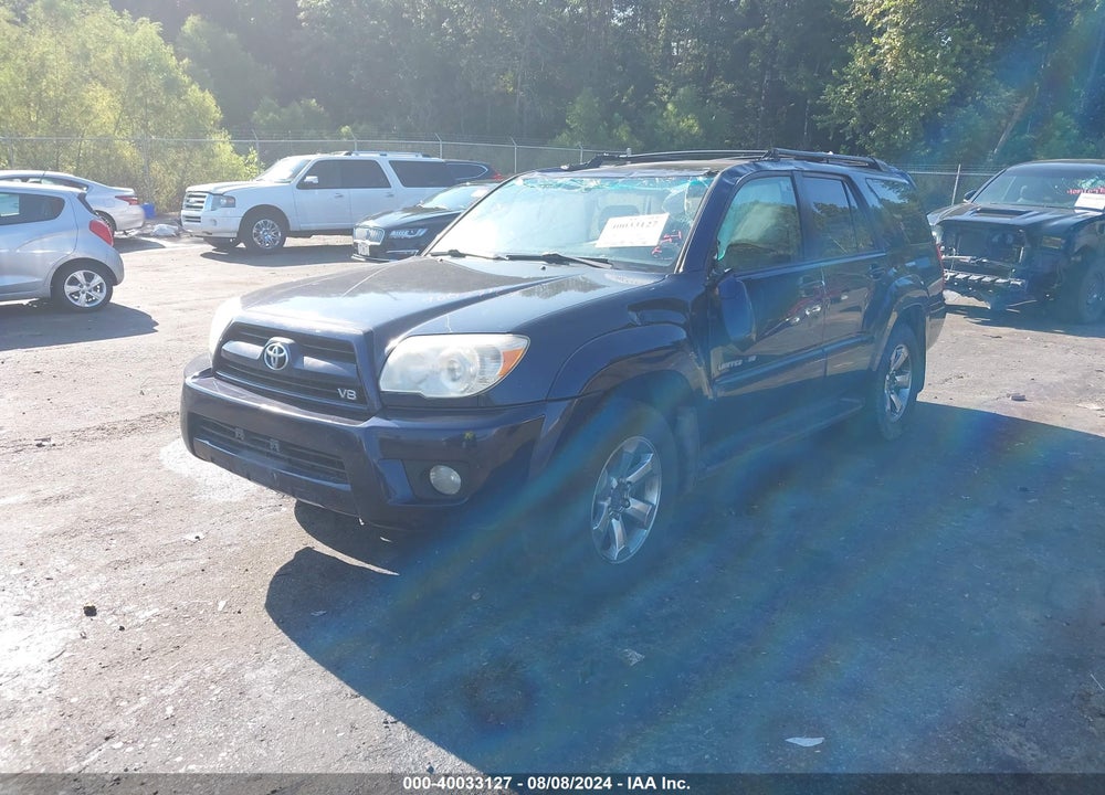 2007 TOYOTA 4RUNNER LIMITED V8 VIN: JTEBT17R770065413