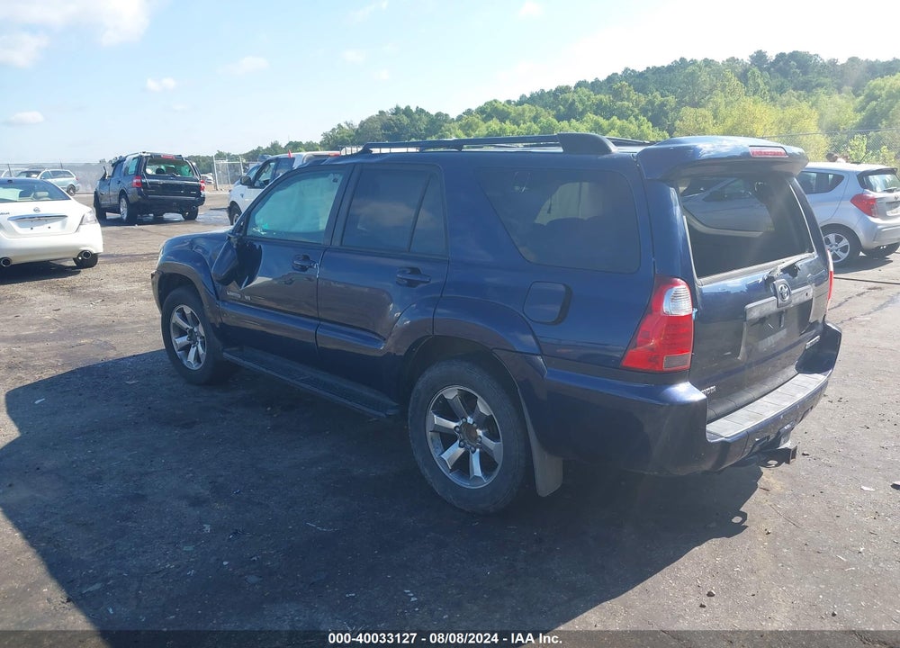 2007 TOYOTA 4RUNNER LIMITED V8 VIN: JTEBT17R770065413