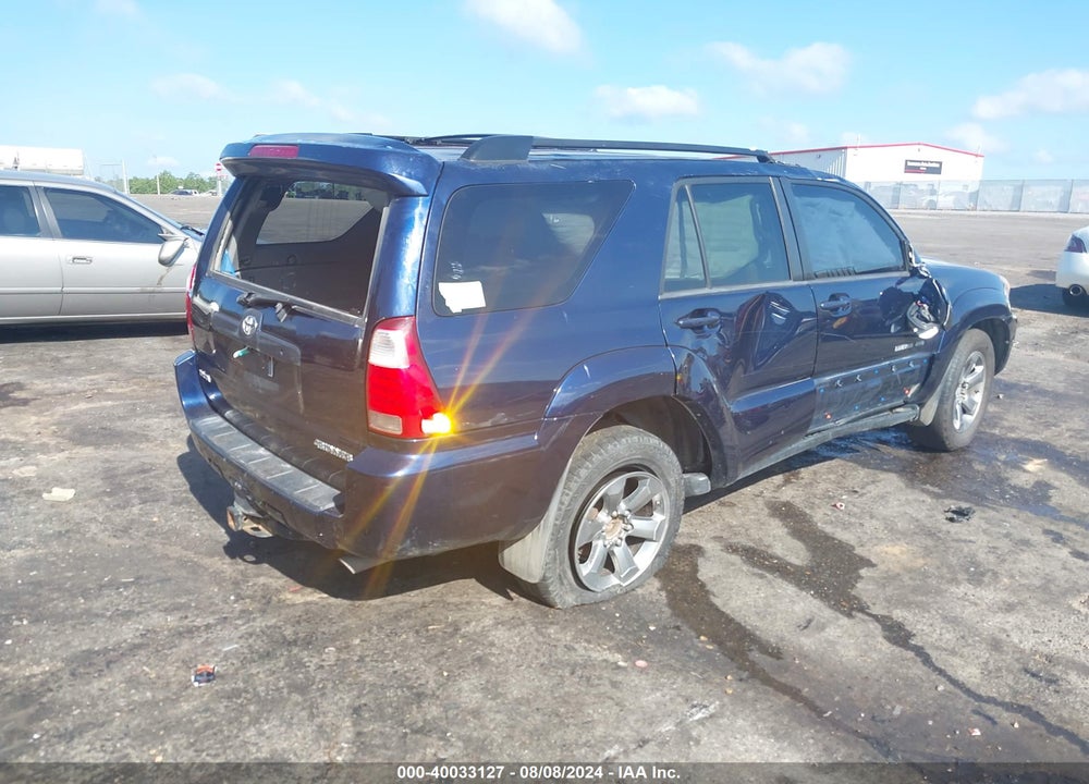 2007 TOYOTA 4RUNNER LIMITED V8 VIN: JTEBT17R770065413