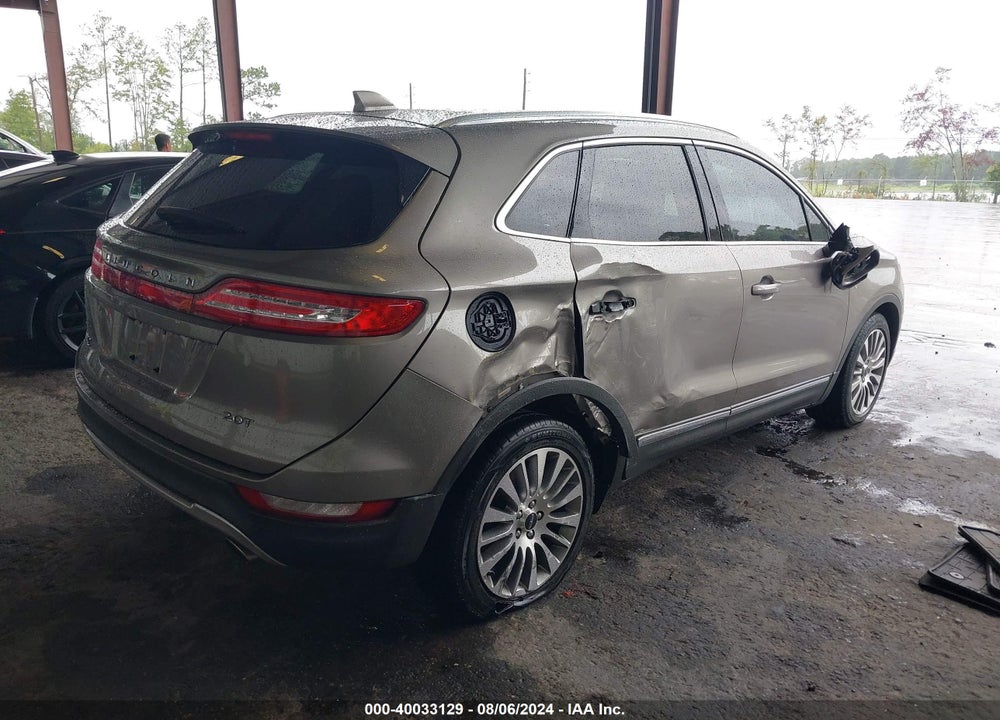 2017 LINCOLN MKC RESERVE VIN: 5LMCJ3C94HUL34339
