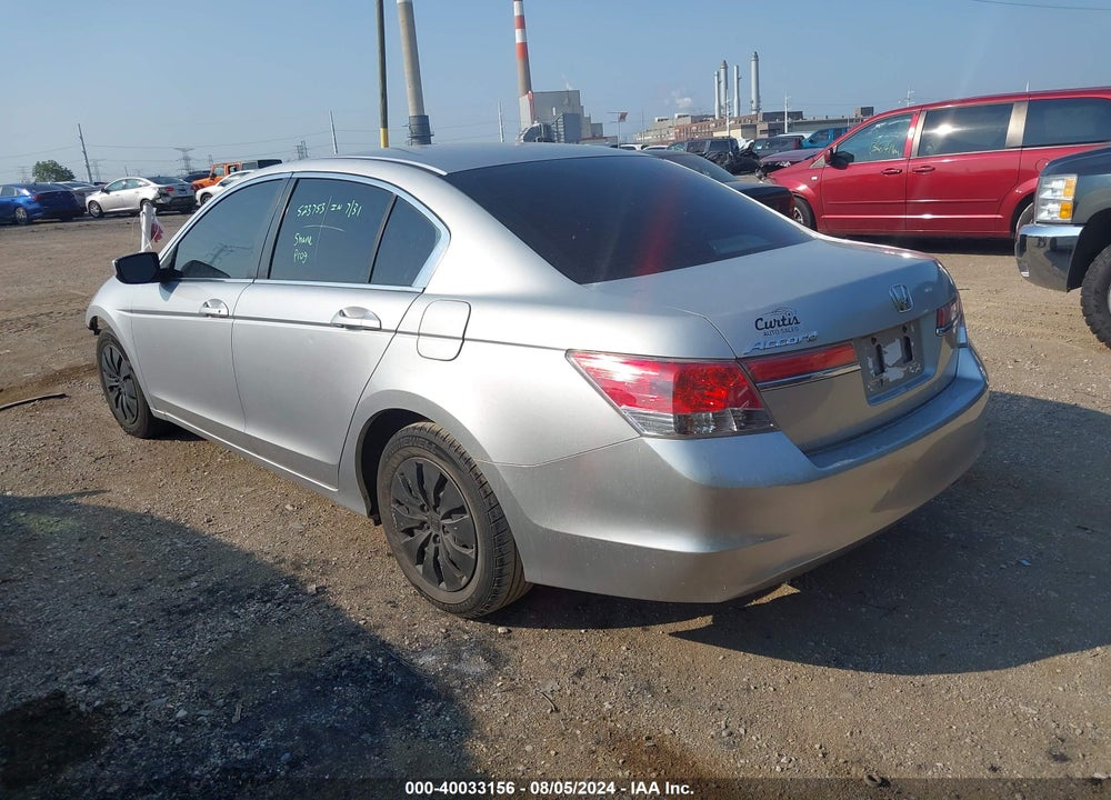 2012 HONDA ACCORD 2.4 LX VIN: 1HGCP2F32CA153341