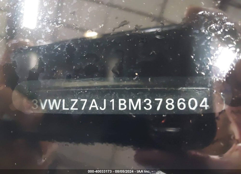 2011 VOLKSWAGEN JETTA 2.5L SEL VIN: 3VWLZ7AJ1BM378604