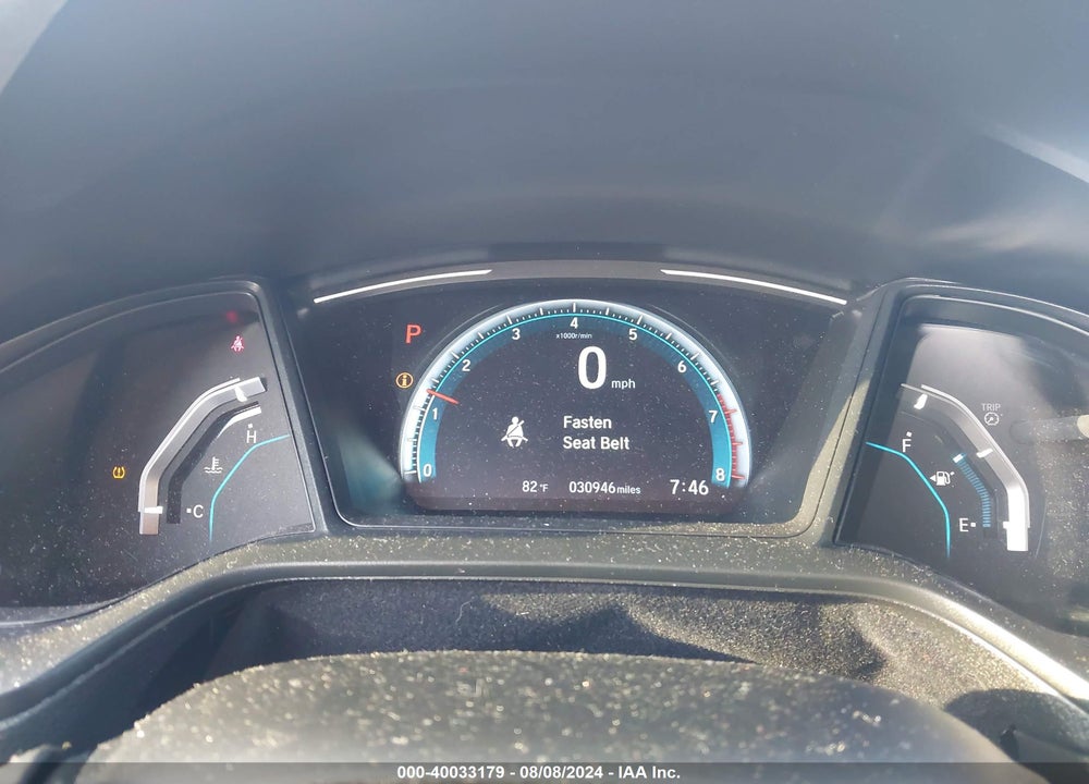 2019 HONDA CIVIC LX VIN: 19XFC2F65KE048595