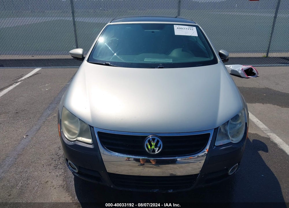 2009 VOLKSWAGEN EOS KOMFORT VIN: WVWBA71F79V015497
