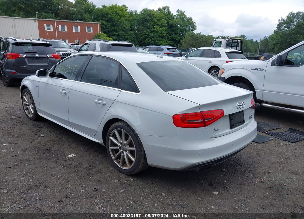 2015 AUDI A4 2.0T PREMIUM VIN: WAUFFAFL9FA073805