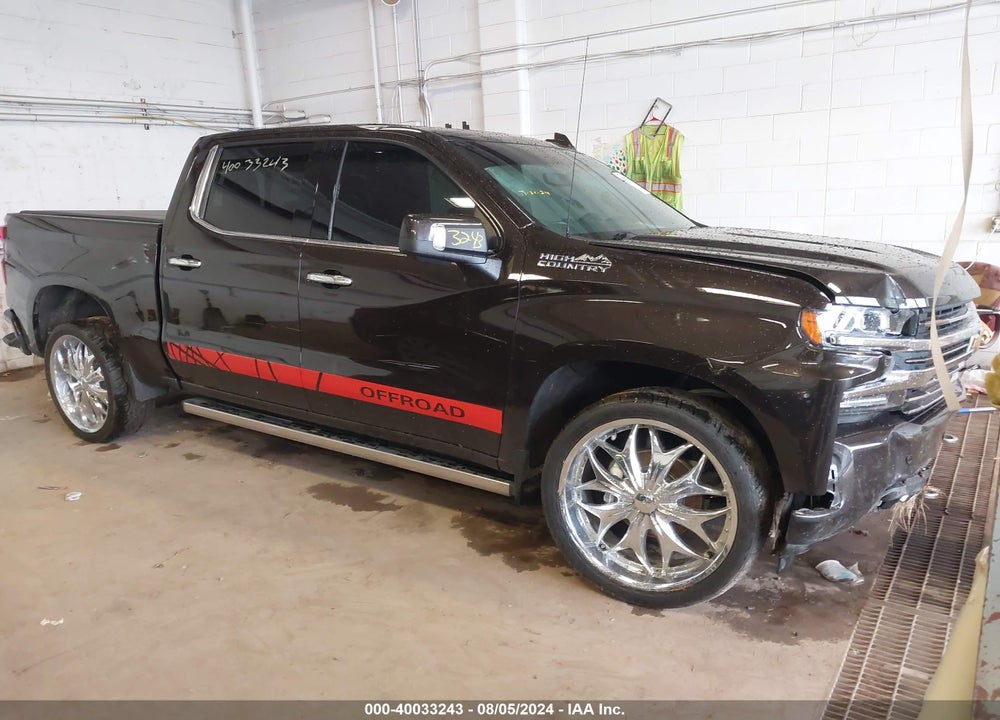 2019 CHEVROLET SILVERADO 1500 HIGH COUNTRY VIN: 1GCUYHEL7KZ156420