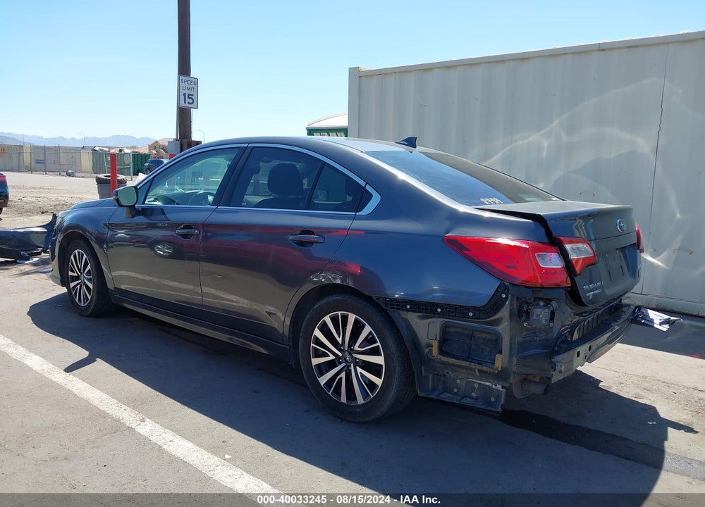 2018 SUBARU LEGACY 2.5I PREMIUM VIN: 4S3BNAF64J3004869