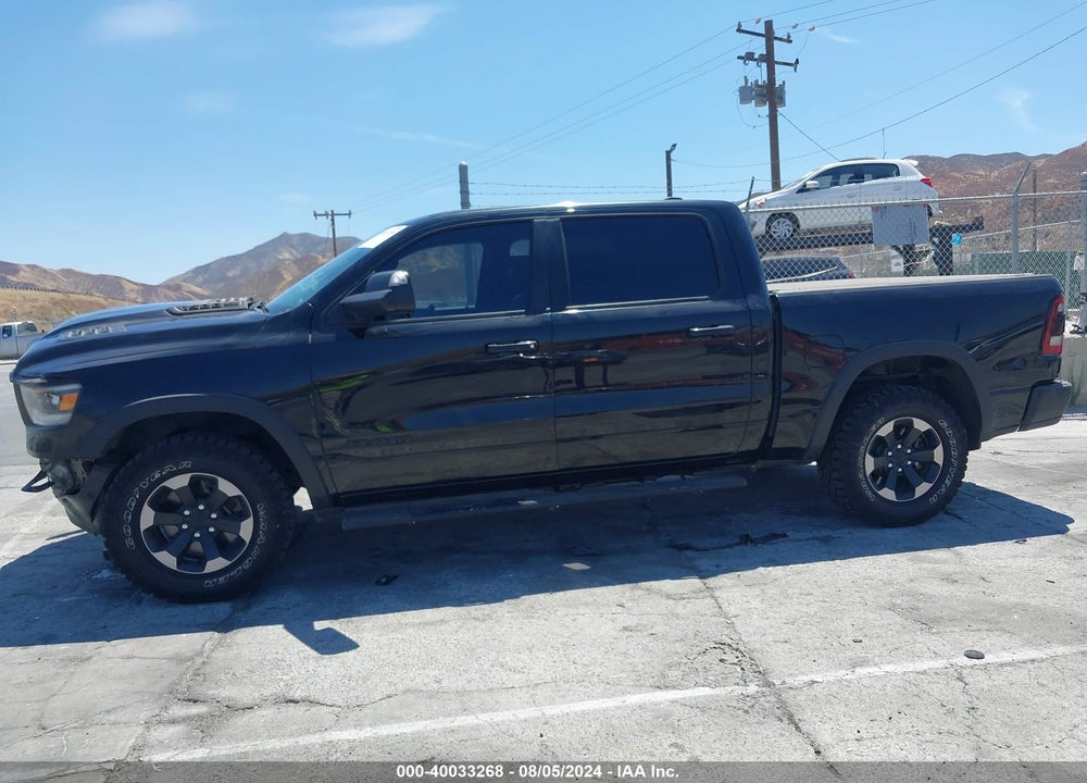 2019 RAM 1500 REBEL 4X4 5'7 BOX VIN: 1C6SRFLT6KN910174